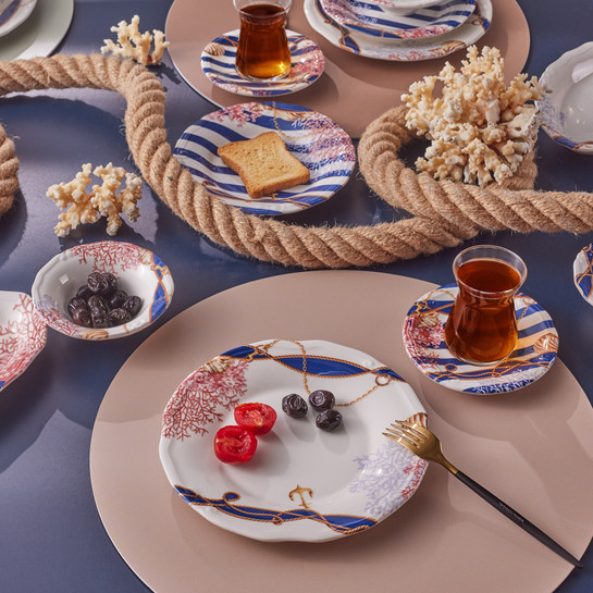 Karaca Ada 26 Parça 6 Kişilik Kahvaltı Seti 