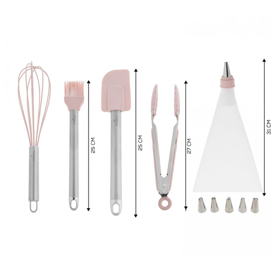 Karaca Cake 10 Parça Pasta Servis Gereci Pink