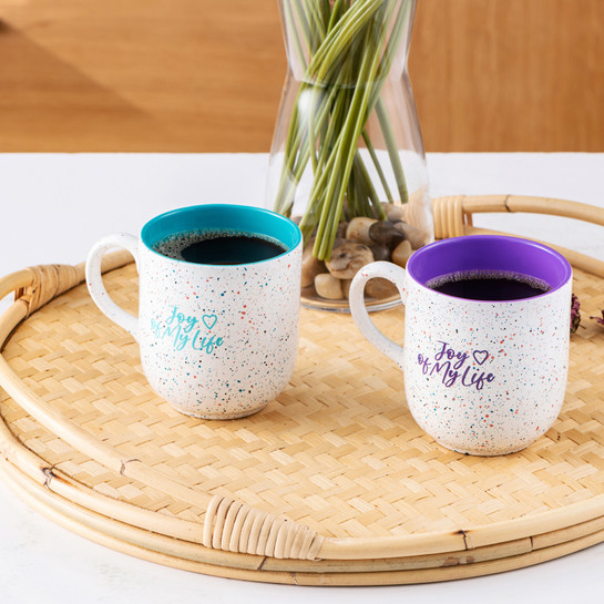 Karaca Joy Of Mavi Mor 2li Mug Kupa
