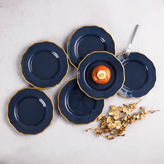 Karaca Empire Antrasit 6lı Pasta Takımı