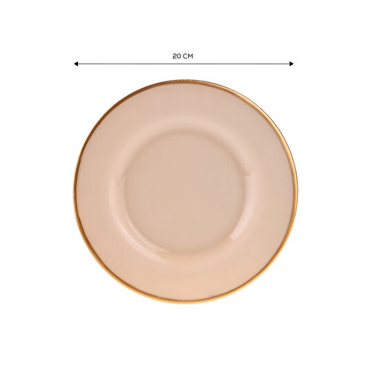 Karaca Retro New Krem 6lı Pasta Takımı