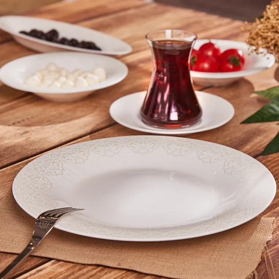 Karaca Fine Pearl Eternal New 26 Parça 6 Kişilik Kahvaltı/Servis Takımı