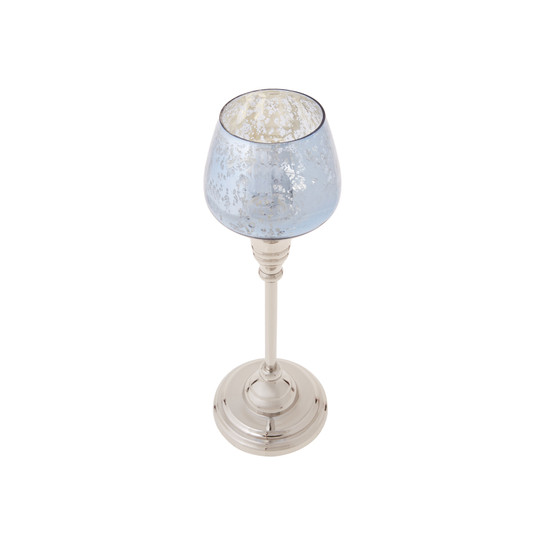 Karaca Lucca Şamdan Tealight Mumluk Mavi 27cm