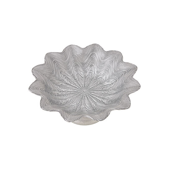 Karaca Mimoza Ayaklı Lokumluk Gümüş 22cm