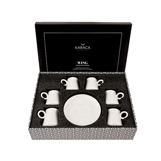 Karaca Wing 6 Kişilik Kahve Fincanı Takımı 80 ml