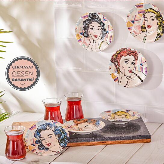 Karaca Girls 12 Parça 6 Kişilik Çay Seti