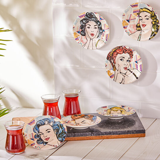 Karaca Girls 12 Parça 6 Kişilik Çay Seti