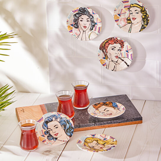 Karaca Girls 12 Parça 6 Kişilik Çay Seti