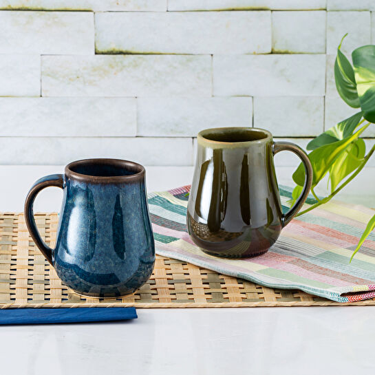 Karaca Tulip Yeşil Mug Kupa