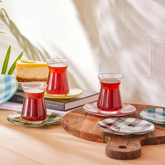 Karaca Happiness 12 Parça 6 Kişilik Çay Seti