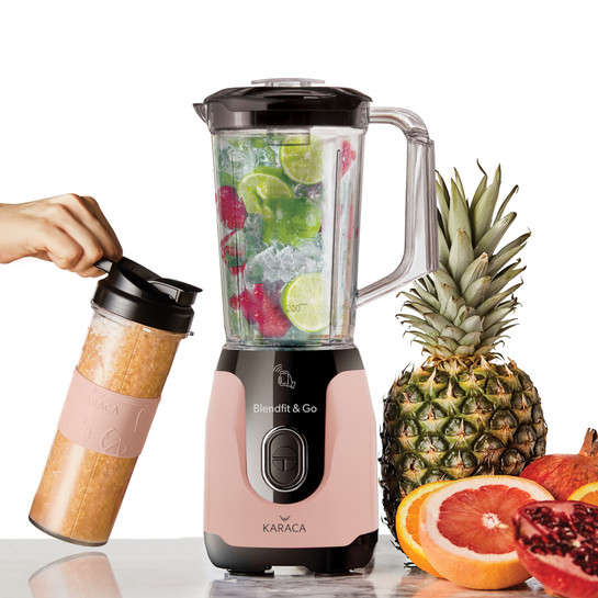 Karaca Blendfıt Go Pearly Pink Smoothie Blender Set 