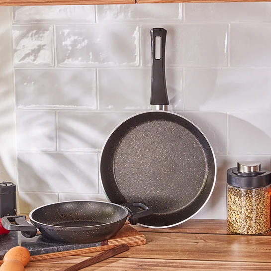 KARACA BİOGRANİT BLACKGOLD TAVA+SAHAN SET