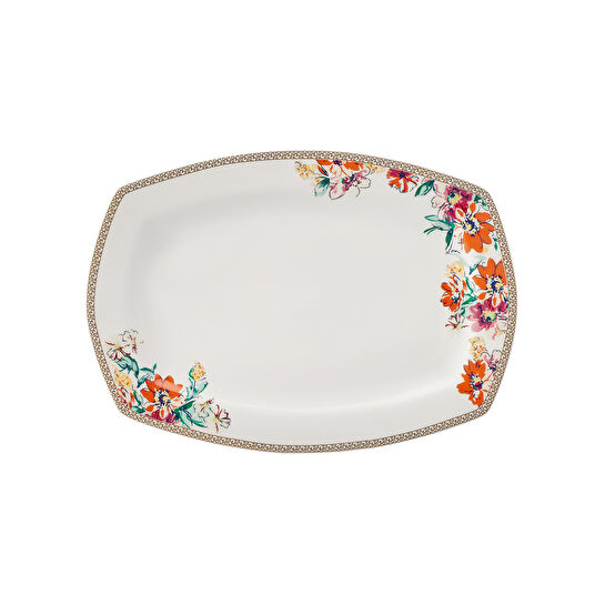 Karaca New Martina Pink 60 Parça 12 Kişilik Porselen Yemek Takımı