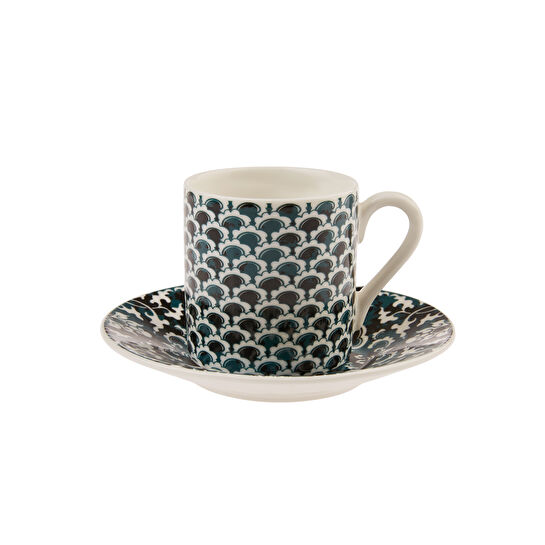 Karaca Leny Renkli 6 Kişilik Kahve Fincanı Takımı 80 ml