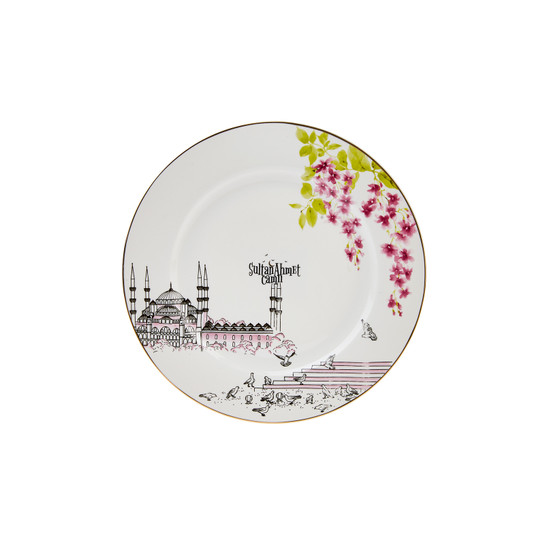 Karaca X İst Collection Erguvan Sultanahmet Servis Tabağı