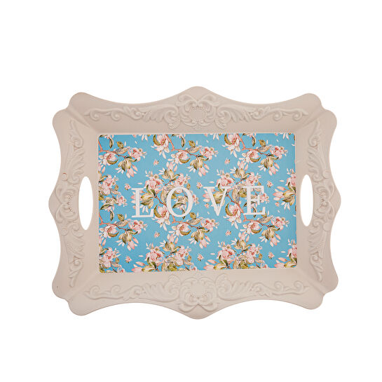 Karaca Love Beyaz Tepsi