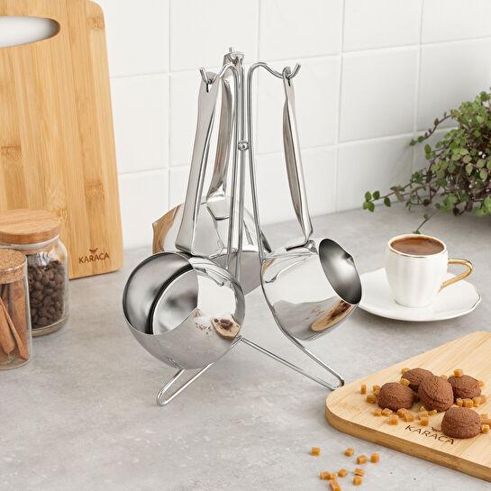 KARACA GRANADA ÇELİK CEZVE TAKIMI