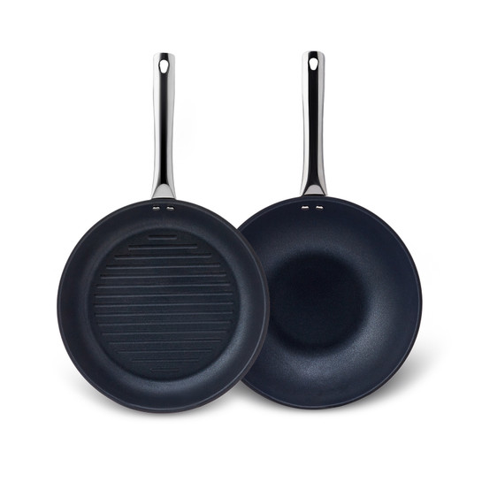Karaca Biodiamond Steel Plus Wok ve Grill Set

