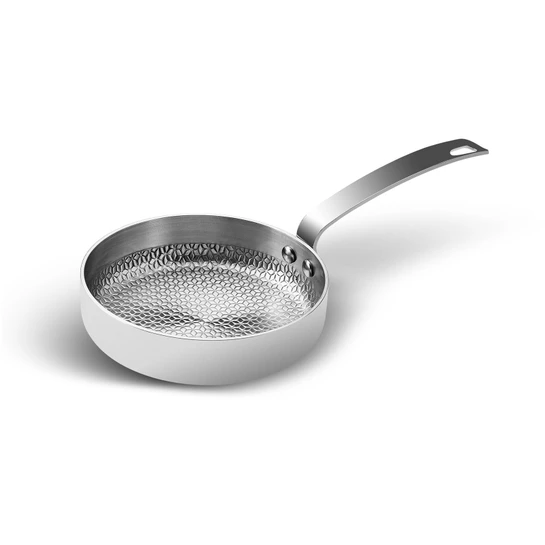 Karaca Powersteel 3Ply 316+ İndüksiyon Tabanlı Çelik Petekli Tava 12 Cm