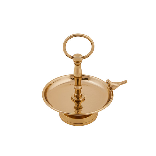 Karaca Birdy Gold Tek Katlı İkramlık 16cm