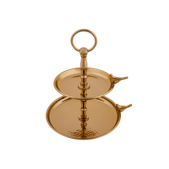 Karaca Birdy Gold 2 Katlı İkramlık