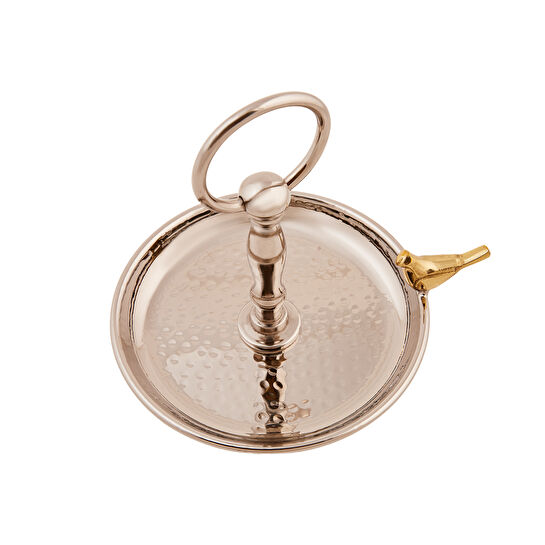 Karaca Birdy Gümüş Tek Katlı İkramlık 16 cm