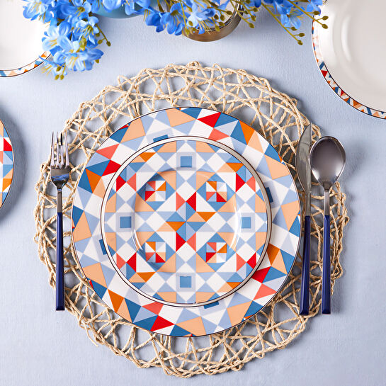 Karaca Stea 24 Parça 6 Kişilik Porselen Yemek Takımı