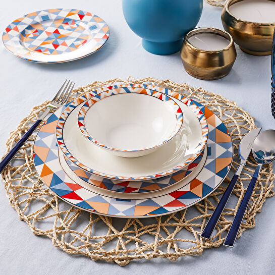 Karaca Stea 24 Parça 6 Kişilik Porselen Yemek Takımı