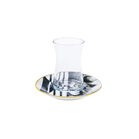 Karaca Tiger 6 Kişilik Çay Seti