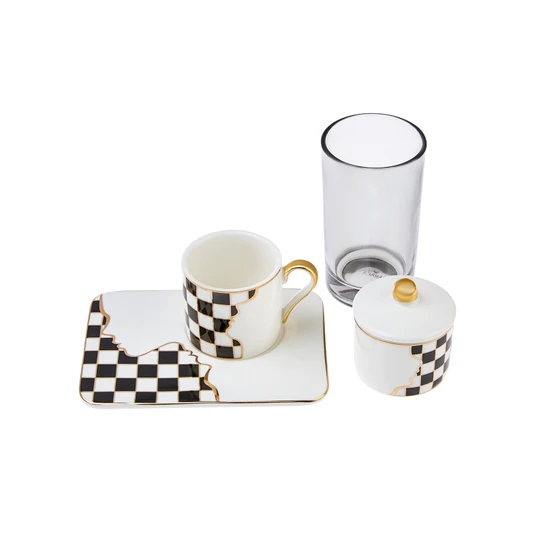 Karaca Dama 2 Kişilik Kahve Fincanı Takımı 90 ml