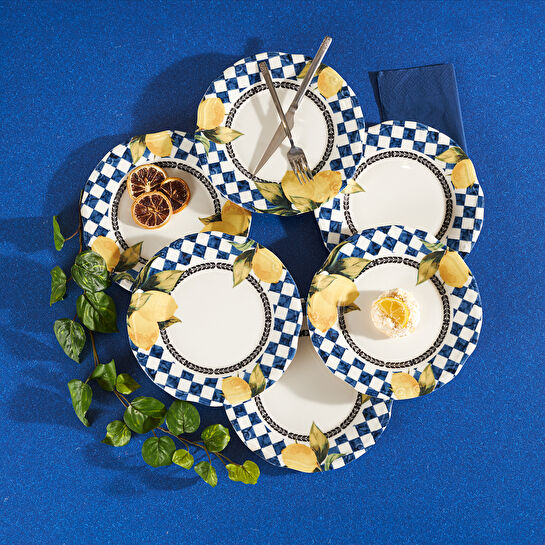 Karaca Lemon 6 Kişilik Pasta Takımı