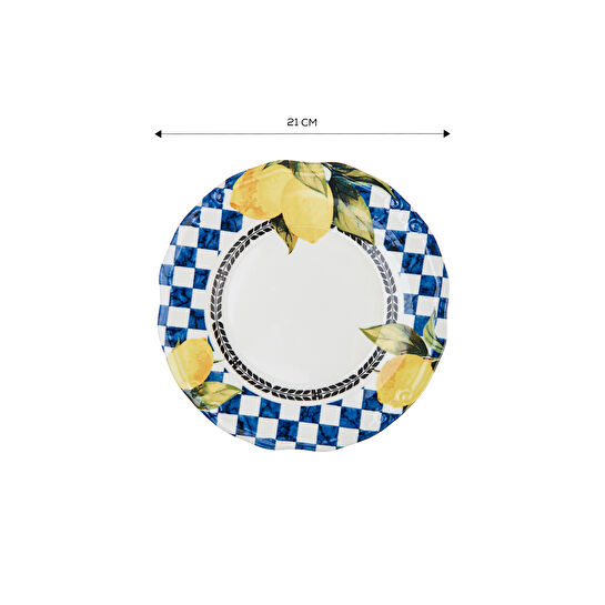 Karaca Lemon 6 Kişilik Pasta Takımı