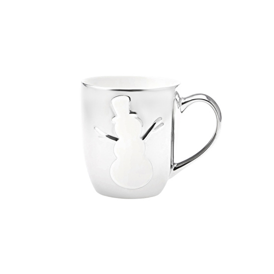 Karaca Happy New Year Silver Kar Adam Mug 415 ml