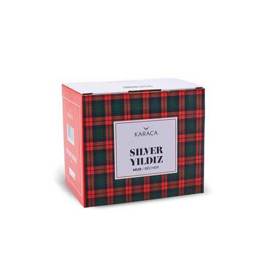 Karaca Happy New Year Silver Yıldız Kupa 415 ml