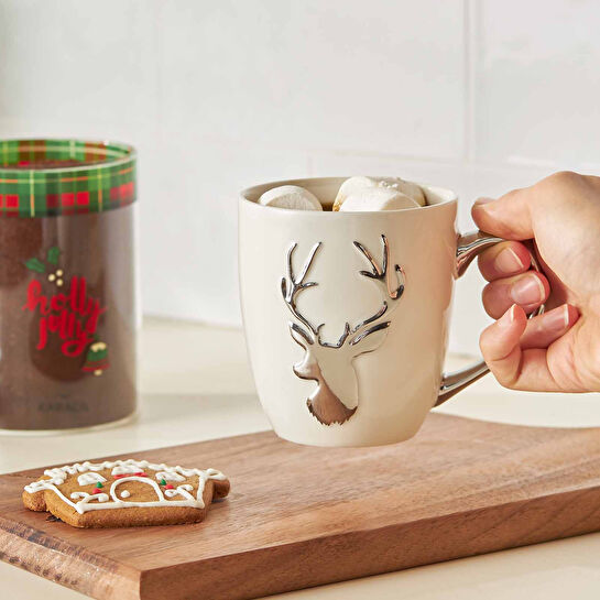 KARACA HAPPY NEW YEAR SİLVER GEYİK MUG