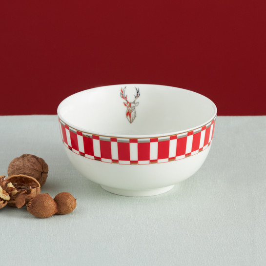 Karaca Aries Kırmızı Column Kase 14 cm
