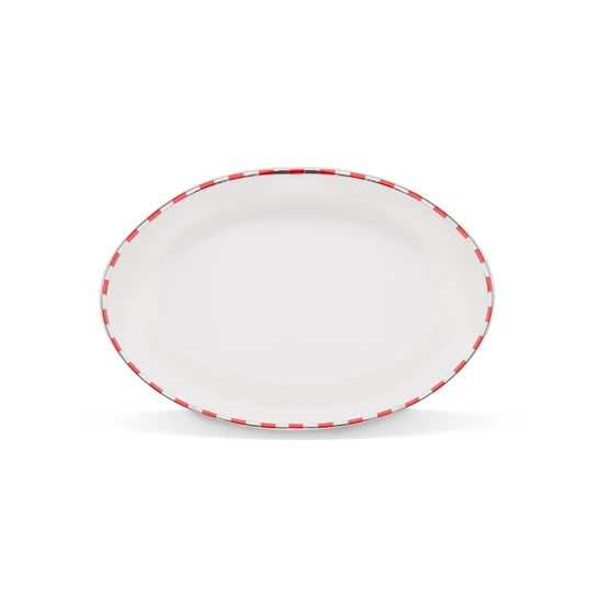 Karaca Aries Kırmızı Kayık Tabak 21 cm