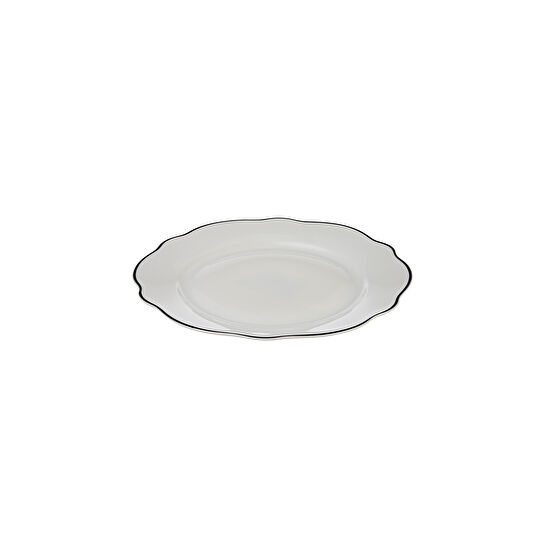 Karaca Almond Black Line 24 Parça 6 Kişilik Porselen Yemek Takımı