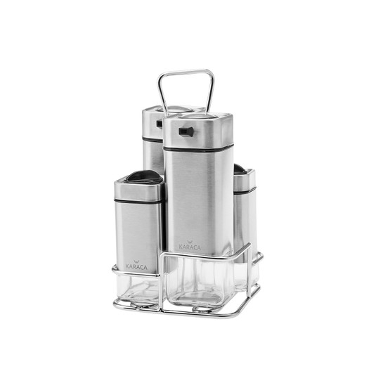 Karaca Avangart Inox Cam Salata Seti