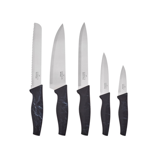 KARACA BIANCO BLACK 6 PARÇA BIÇAK SETİ