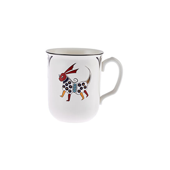 Karaca Paye Selçuklu Serisi Keçili Porselen Kupa 340 ml