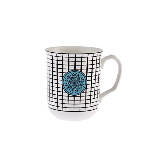 Karaca Paye Selçuklu Serisi Mavi Porselen Kupa 340 ml