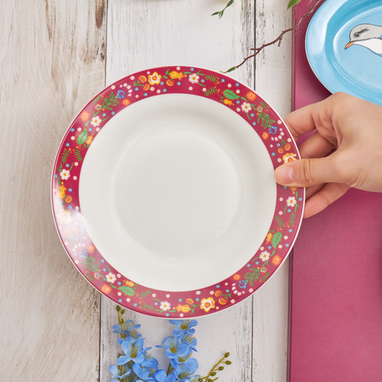 Karaca Flores Çukur Tabak 20 cm