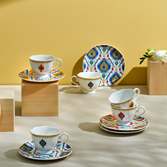 Karaca Regger 6 Kişilik Kahve Fincan Takımı 90 ml