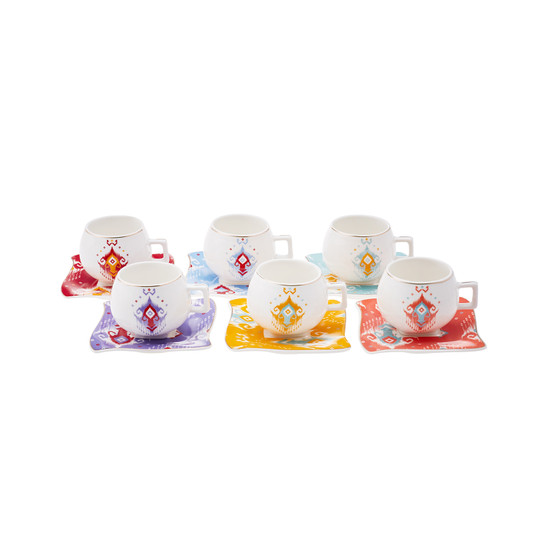 Karaca Sandry 6 Kişilik Kahve Fincan Takımı 90 ml