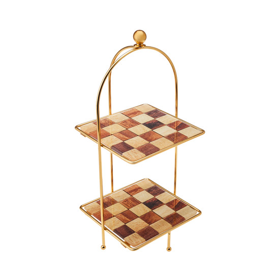 Karaca Check Kare Katlı Kurabiyelik 15 cm