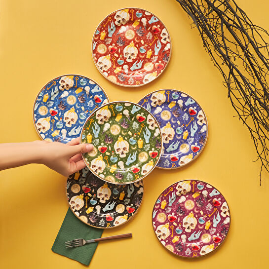 Karaca Skull 6 Kişilik Pasta Takımı