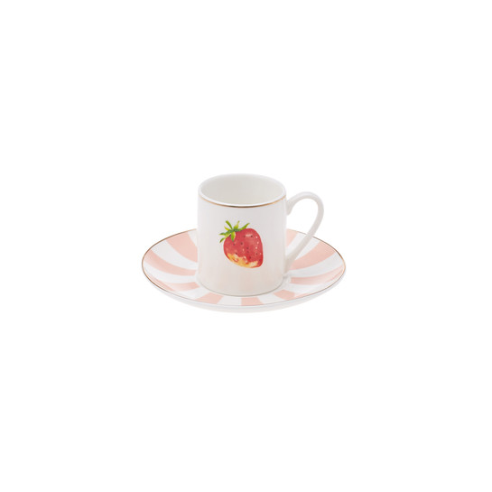 Karaca Sabor 6 Kişilik Porselen Kahve Fincan Takımı 90 ml