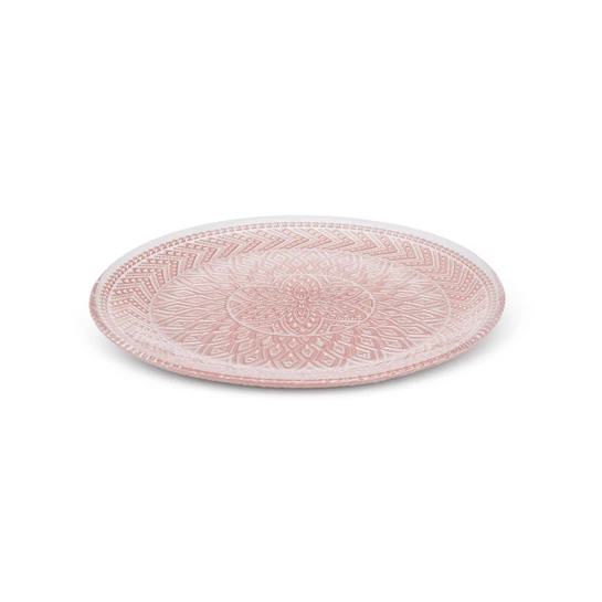 Karaca Dantel Pembe Beyaz 7 Parça Pasta/Tatlı Seti