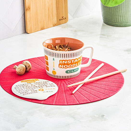 Karaca Turuncu Senin Sofran Noddle Kupa 580 ml